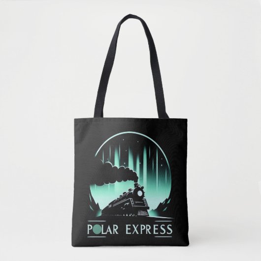Stilvolles Design des Polar Express Züges Tasche (Vorderseite)