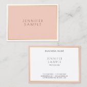 Stilvolles Design Elegante Sleek Beruflich Moderne Visitenkarte (Vorne/Hinten)