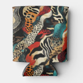 Stilvolles Design für Animal Print Fusion Dosenkühler (Vorderseite)