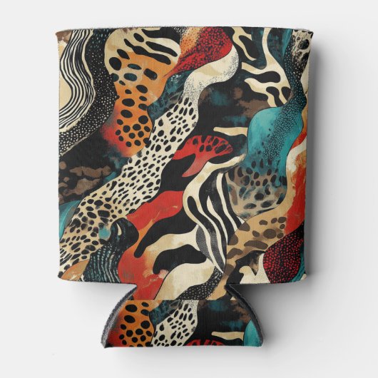 Stilvolles Design für Animal Print Fusion Dosenkühler (Vorderseite)