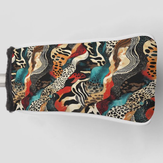 Stilvolles Design für Animal Print Fusion Golf Headcover (Vorderseite)