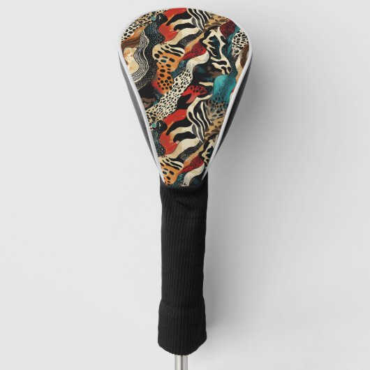 Stilvolles Design für Animal Print Fusion Golf Headcover (Vorderseite)