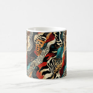 Stilvolles Design für Animal Print Fusion Kaffeetasse