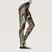 Stilvolles Design für Animal Print Fusion Leggings (Rechts)