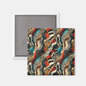 Stilvolles Design für Animal Print Fusion Magnet (Vorderseite/Rückseite)