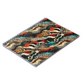 Stilvolles Design für Animal Print Fusion Notizblock (Linke Seite)