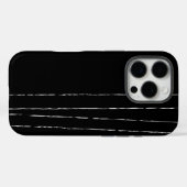 Stilvolles Design in Schwarz und Weiß Case-Mate iPhone Hülle (Rückseite (Horizontal))