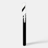 Stilvolles Design in Schwarz und Weiß Case-Mate iPhone Hülle (Rückseite / Links)