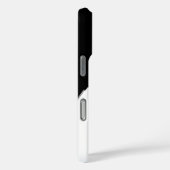 Stilvolles Design in Schwarz und Weiß Case-Mate iPhone Hülle (Rückseite / Rechts)