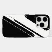 Stilvolles Design in Schwarz und Weiß Case-Mate iPhone Hülle (Rückseite (Horizontal))