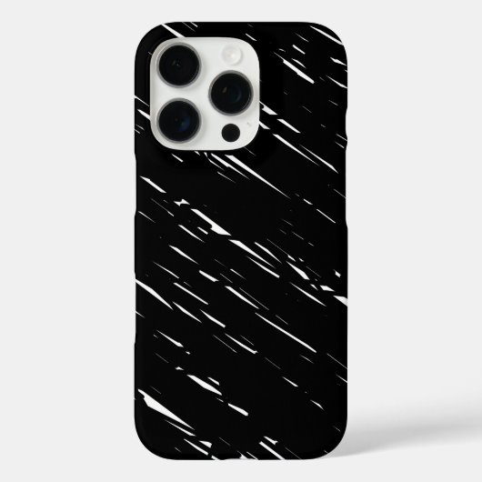 Stilvolles Design in Schwarz und Weiß Case-Mate iPhone Hülle (Rückseite)