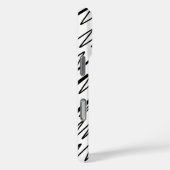 Stilvolles Design in Schwarz und Weiß Case-Mate iPhone Hülle (Rückseite / Rechts)