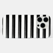 Stilvolles Design in Schwarz/Weiß Case-Mate iPhone Hülle (Rückseite (Horizontal))