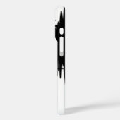 Stilvolles Design in Schwarz/Weiß Case-Mate iPhone Hülle (Rückseite / Links)