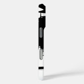 Stilvolles Design in Schwarz/Weiß Case-Mate iPhone Hülle (Rückseite / Rechts)