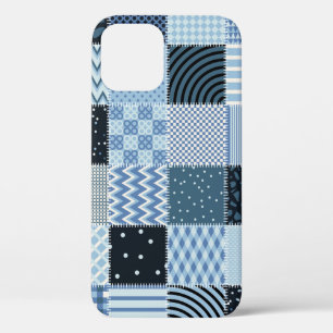 Stilvolles Design. Nahtloses Patchwork-Muster aus  Case-Mate iPhone Hülle