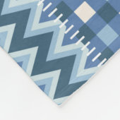 Stilvolles Design. Nahtloses Patchwork-Muster aus Fleecedecke (Ecke)