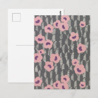 Stilvolles Design rosa Blume Muster
