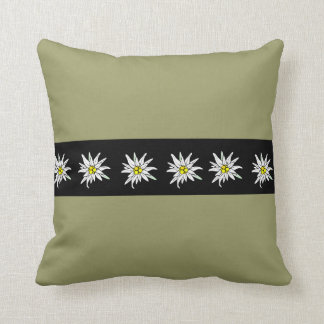Stilvolles Edelweiss Amerikaner MoJo Kissen