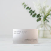 Stilvolles, einfaches Design Moderne Minimalistisc Visitenkarte (Stehend Vorderseite)