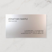 Stilvolles, einfaches Design Moderne Minimalistisc Visitenkarte (Vorderseite)