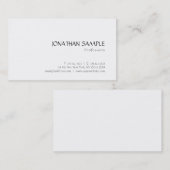 Stilvolles, einfaches Design Modernes, Schlichtes  Visitenkarte (Vorne/Hinten)