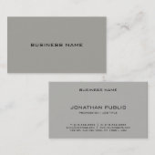 Stilvolles, einfaches Design Modernes Template Ber Visitenkarte (Vorne/Hinten)