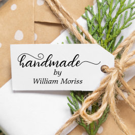 Stilvolles, einfaches Skript, handgemacht von der  Geschenkanhänger