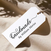 Stilvolles, einfaches Skript, handgemacht von der Permastempel