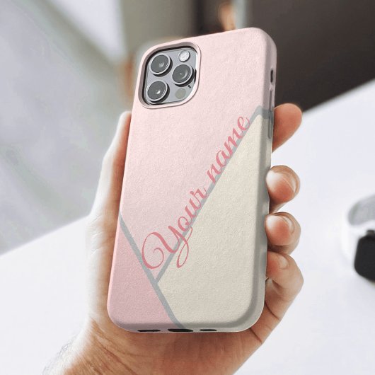 Stilvolles einfarbiges Rosa Case-Mate iPhone Hülle