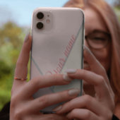 Stilvolles einfarbiges Rosa Case-Mate iPhone Hülle