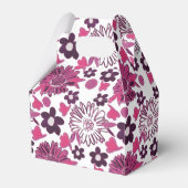 Stilvolles, einzigartiges Vintages Muster Geschenkschachtel (Vorderseite)