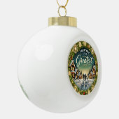 Stilvolles Elegantes Modernes Einfaches Retro Vint Keramik Kugel-Ornament (Links)