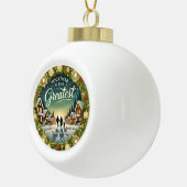 Stilvolles Elegantes Modernes Einfaches Retro Vint Keramik Kugel-Ornament (Rechts)