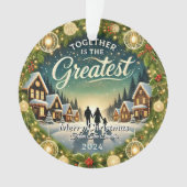 Stilvolles Elegantes Modernes Einfaches Retro Vint Ornament (Vorderseite)