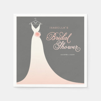 Stilvolles elegantes Party für Hochzeitliches Gown Serviette