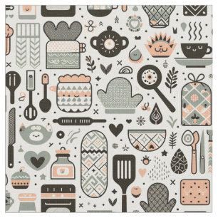 Stilvolles Fabric - Modernes kulinarisches Design Stoff