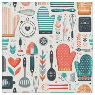 Stilvolles Fabric - Modernes kulinarisches Design Stoff