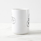 Stilvolles Fahrraddesign Kaffeetasse (Mittel)
