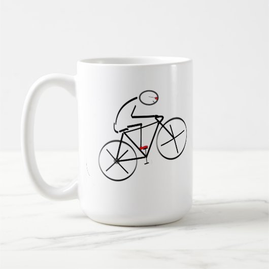 Stilvolles Fahrraddesign Kaffeetasse (Links)