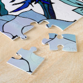 Stilvolles farbenfrohes, florales Muster Puzzle (Seite)