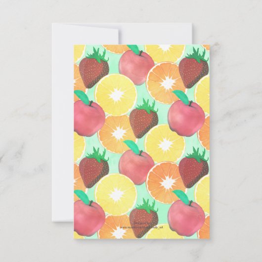 Stilvolles, farbenfrohes Sommerkleid Design Einladung (Rückseite)