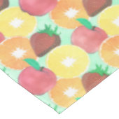 Stilvolles, farbenfrohes Sommerkleid Design Tischdecke (Schrägansicht)