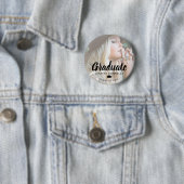 Stilvolles Foto-Graduate 2025 Button (Beispiel)