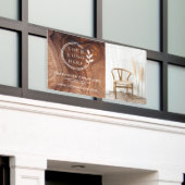 Stilvolles Foto mit modernen Holzschnitzeln Banner (Äußeres Gebäude)