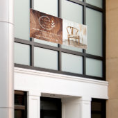 Stilvolles Foto mit modernen Holzschnitzeln Banner (Äußeres Gebäude)