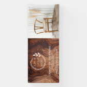 Stilvolles Foto mit modernen Holzschnitzeln Banner (Vertikal)