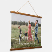 stilvolles Foto mit schicker Handschrift Wandteppich Mit Holzrahmen (Gewinkelt)