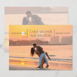 Stilvolles Foto Moderne Hochzeit rettet das Datum Save The Date