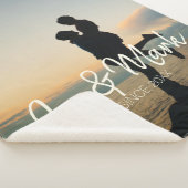 Stilvolles Foto. Name und Jahr Typografie. Sherpadecke (3/4)